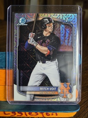 2025 Bowman Draft - Chrome Mitch Voit #BDC-71 Mojo Refractor (RC)