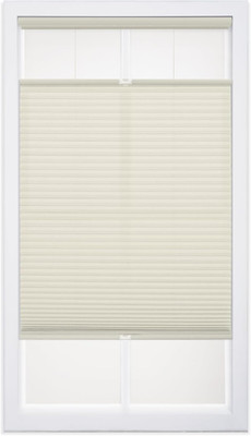 Cordless 1'' Light Filtering Cellular Shade, 59''W x 64''H, Alabaster