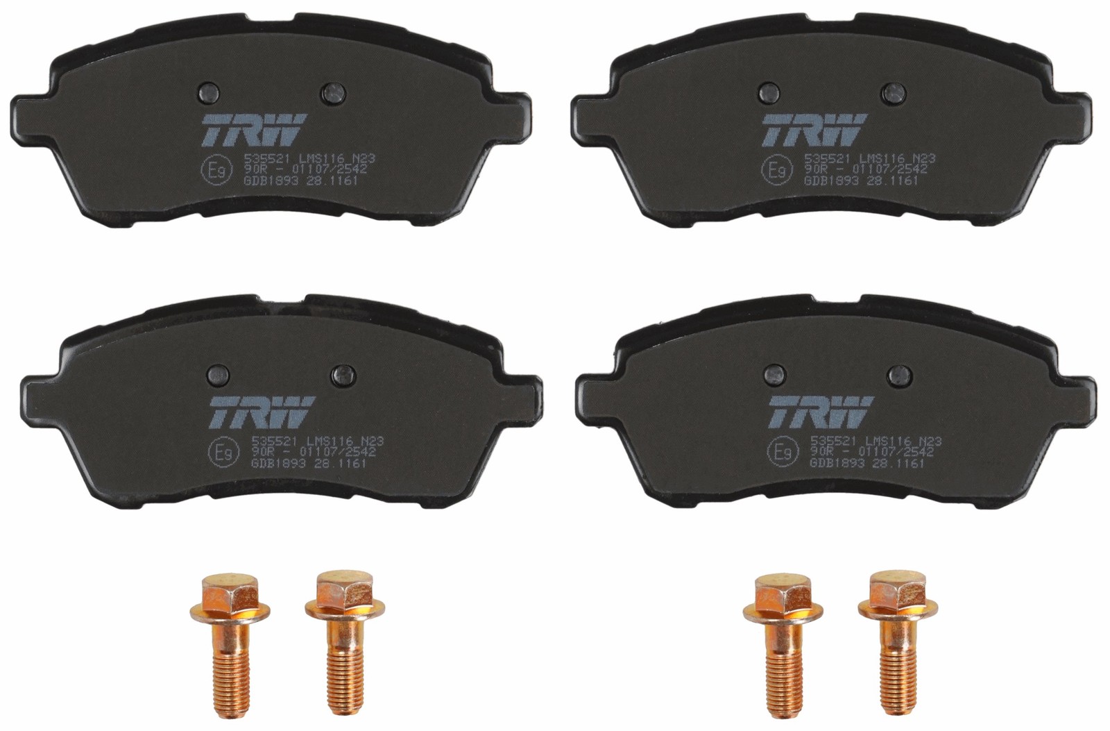✅Fits TRW GDB1893 HAM PADS. FORD FIESTA VI 08-  ⭐UK Seller⭐