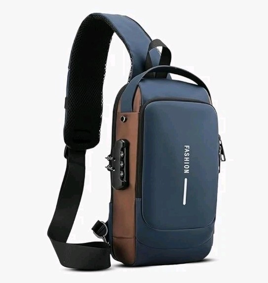 Flyngo Sling Bag For Men Stylish Crossbody Backpack For Men &Amp; Women, Anti-Theft