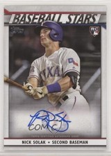 2020 Topps Baseball Stars Nick Solak #BSA-NSO Rookie Auto RC 08oz