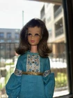 Vintage 1965 Brunette Francie Barbie #1130 Eyelashes Bend Legs Japan And Case