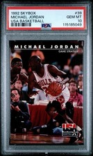 SkyBox 1992 USA Michael Jordan #39 PSA 10 Bulls Basketball Base Set