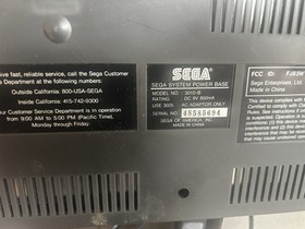 SEGA Master System Video Game Console Bundle 1 Controller And Game WORKS GREAT!!