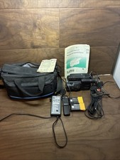 Canon ES750 8mm Camcorder Canovision 8 Batteries Charger Case Manual Remote