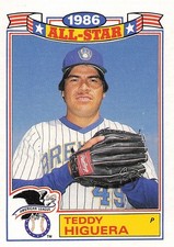 1986 Topps All-Star Teddy Higuera #22 NM