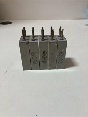 Lot of 5 Donner 1.0 MFD 200 WV DC Polystyrene capacitors