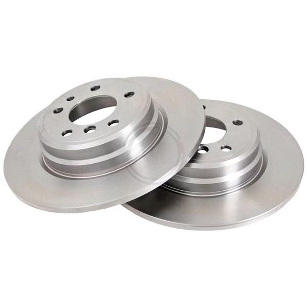 2 Bremsscheiben Voll Nicht BelüFtet Ø 324 Mm 12 Mm A.B.S. FüR U.A. Bmw 7Er-image