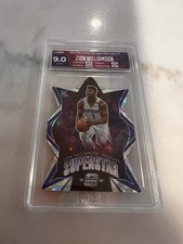 2019-20 Panini Contenders Optic Superstars Die-Cuts Zion Williamson #11 Graded 9