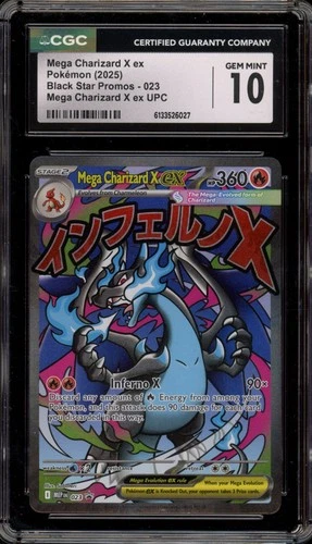 Pokemon Mega Charizard X ex Ultra-Premium Coll. Promo #023 CGC 10 Gem Mint