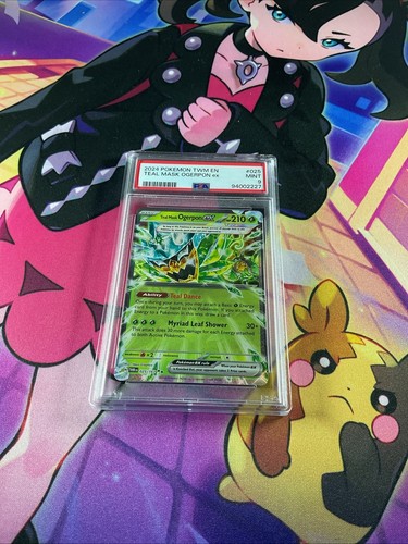Teal Mask Ogerpon ex graded PSA 9 for sale on eBay