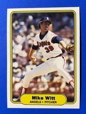 1982 Fleer #473 Mike Witt  ANGELS--  NM++   FREE DELIVERY