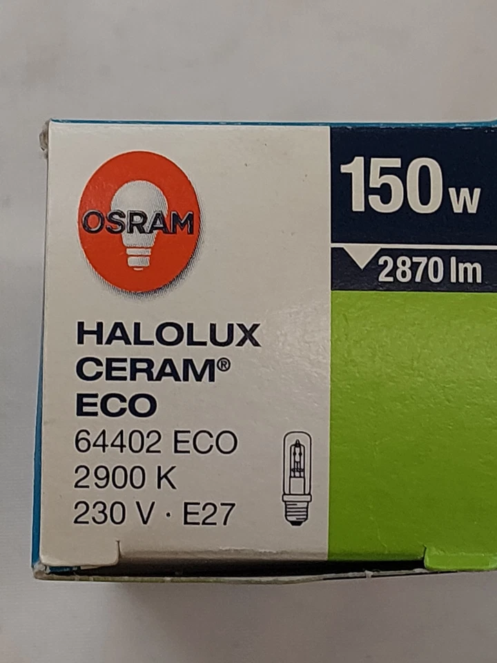 OSRAM Halolux Ceram ECO 150W 230V E27 Halogen Glühlampe Original NEU OVP 64402 - Bild 2 von 3