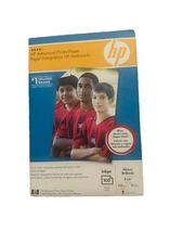 HP Advanced Photo Paper Inkjet Glossy 8.5x11" 100 Sheets sealed packet open box