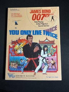 JAMES BOND 007 RPG YOU ONLY LIVE TWICE Adventure COMPLETE Victory Games 1984