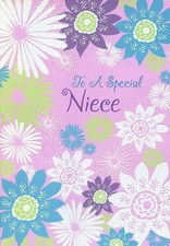 To A Special Niece - Niece Birthday Greeting Card - 00880