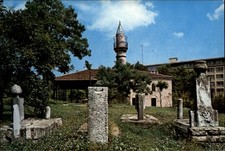 Mosque Mangalia Romania vintage postcard u930