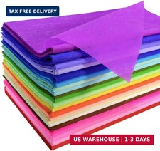 120 Sheets Colored Tissue Paper Bulk Wrapping Craft Paper 20 x 26 for Art Gift T