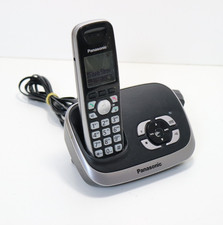 Panasonic KX-TG6521G Schnurlostelefon mit Basis Ladestation DECT Telefon