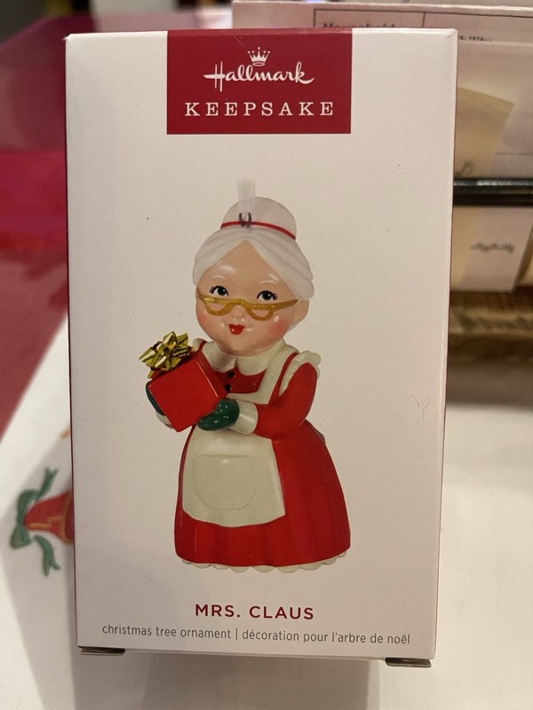 2024 Hallmark Mrs. Claus Porcelain Ornament Limited Edition Keepsake