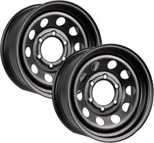 2-pack Trailer Wheel 15x6 15 Inch 6 Lug On 5.5 Black Modular Rim 6 Lug 2-pack Trailer Wheel 15x6 15 Inch 6 Lug On 5.5 Black Modular Rim 6 Lug