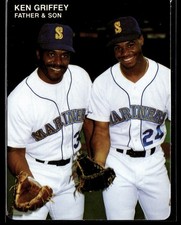 1991 Mother's Cookies Father & Son #3 Ken Griffey Jr. / Ken Griffey Sr. 0302O