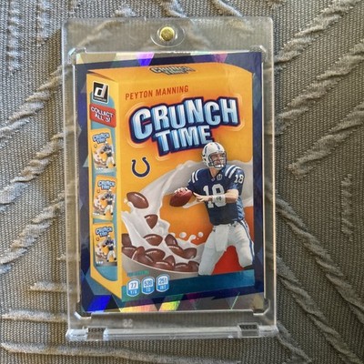 2022 Panini Donruss - Crunch Time Cubic #CT-8 Peyton Manning  27/50 Colts 
