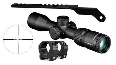 VORTEX Crossfire  HD 1.5-5.5x32 Scout Scope Bundle w/ ROSSI 92 Rail/Rings