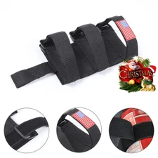 1PC Roll Bar Fire Extinguisher Holder Mount for Jeep Wrangler TJ JK JL JT, Black