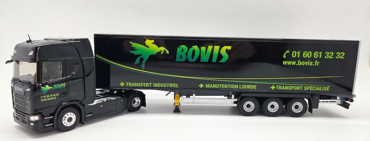 Camion Eligor Scania GIBB'S 1/43 - Semi-remorque Frigorifique Miniature De Collection