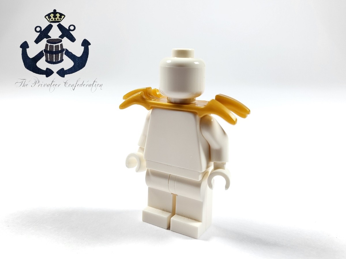 LEGO Monkie Kid Pearl Gold Armor Shoulder Pads with Spikes 12618