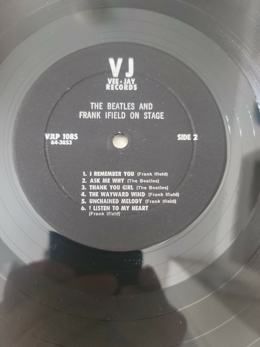 The Beatles & Frank Ifield On Stage Vinyl LP VEE Jay Records VJLP