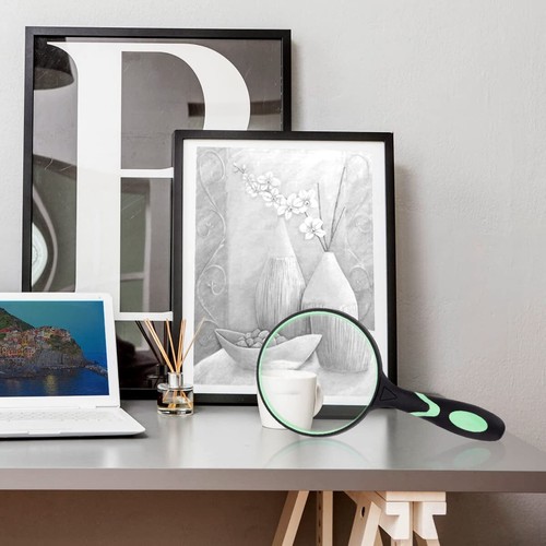 Large Magnifying Glass 10X Handheld Reading Magnifier for Seniors & Kids - 10... - Picture 4 of 4