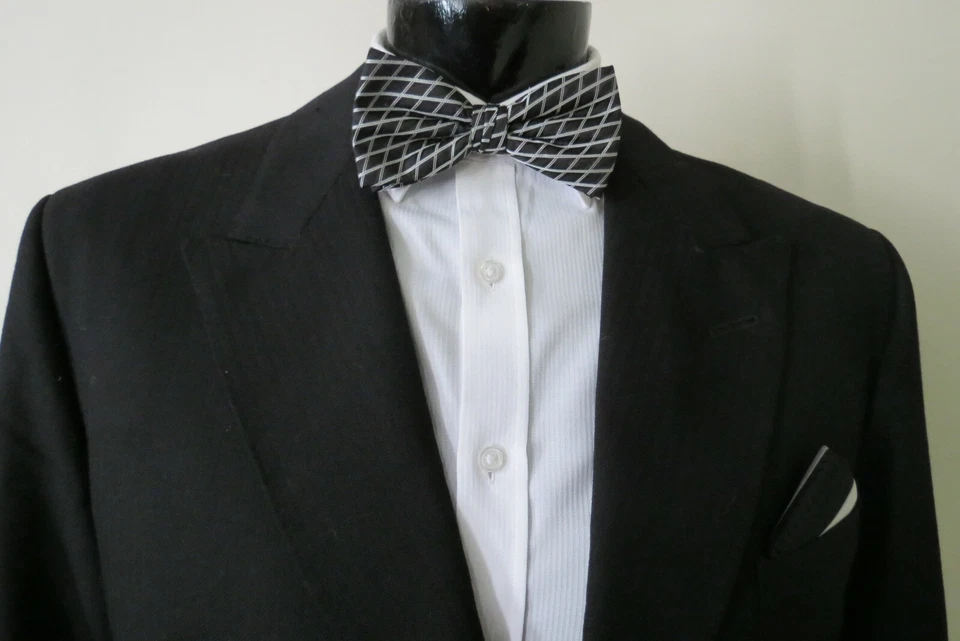 Abrigo de Colección Buckleigh London Savile Row Clásico Un Botón Esmoquin Cola 40 R Foto 3 de 4