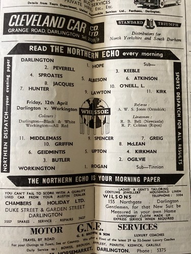 Workington HOME AWAY programmes League & Cup 1960s 1970s 1980s 1990s FREE POST - Picture 33 of 229