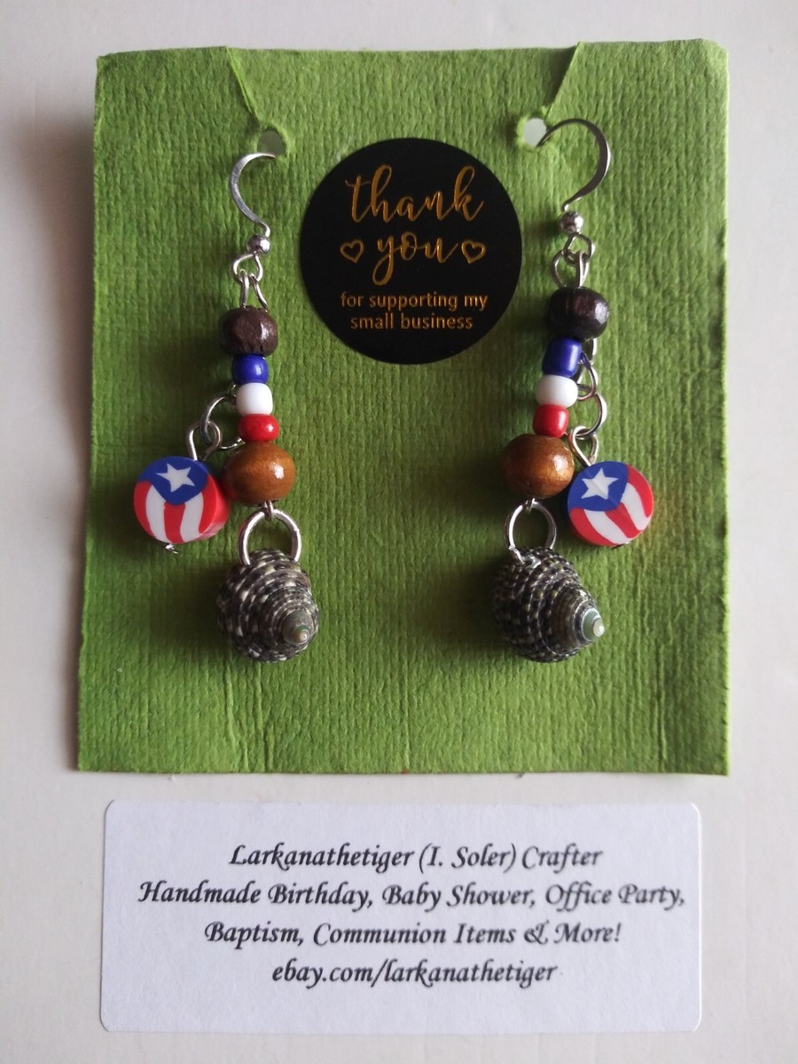 Handmade Beaded Earrings in Various Styles, Colors Bead Material