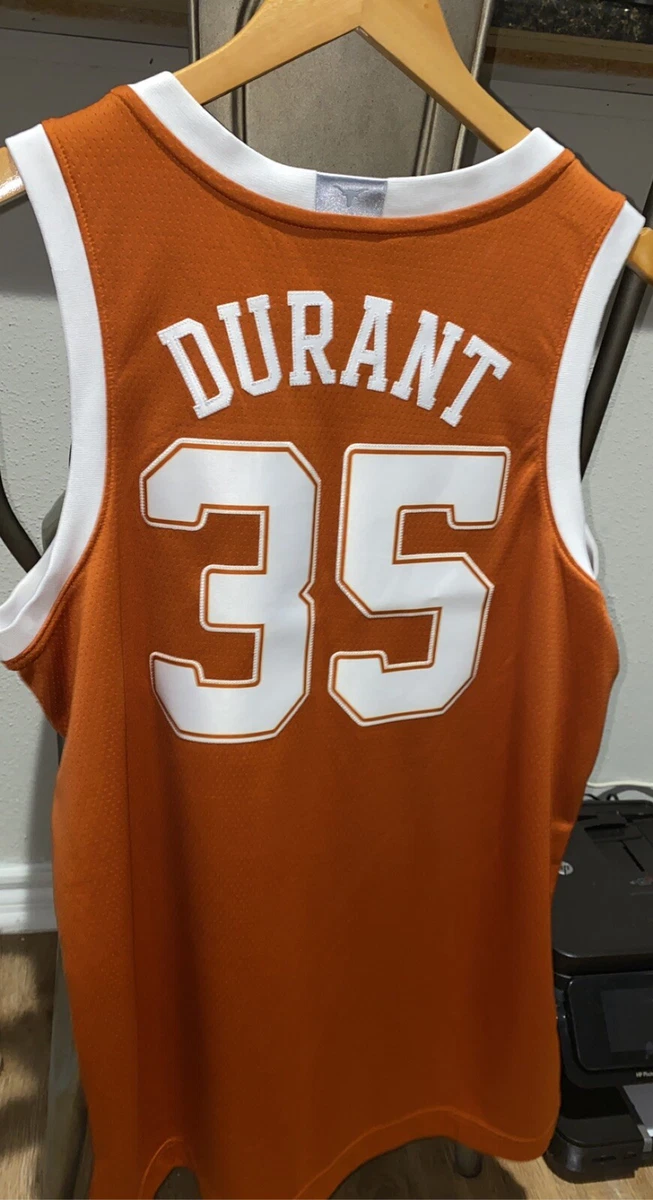 Men's Texas Longhorns #35 Kevin Durant Black Golden Authentic College  Basketball Jersey 954767-177