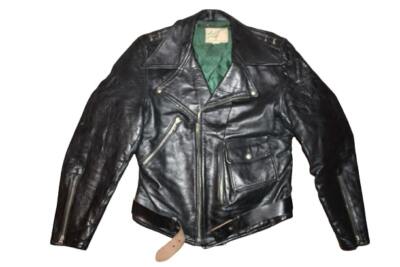 1950's Original Vintage Mens Black Lawrence Front Quarter