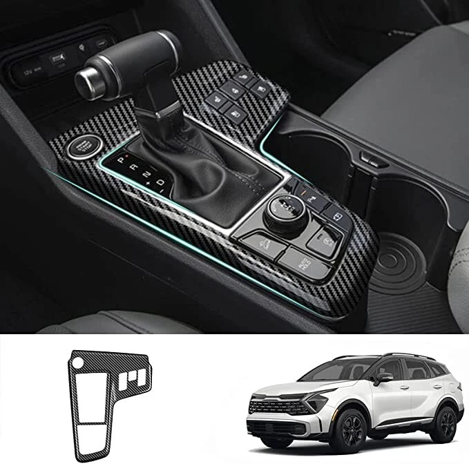 For 2023 2024 KIA Sportage Accessories Central Car Gear Shift Panel Cover  Trim