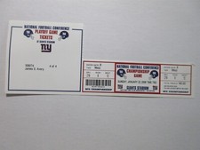 Football Full Ticket New York Giants 2006 1/22 NFC Championship Phantom