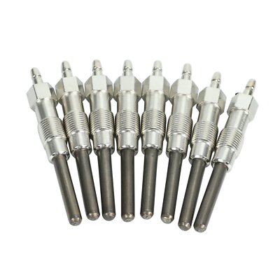8pcs 12338771 Dual Coil Glow Plug For Hummer Humvee 6.2 6.2L 6.5