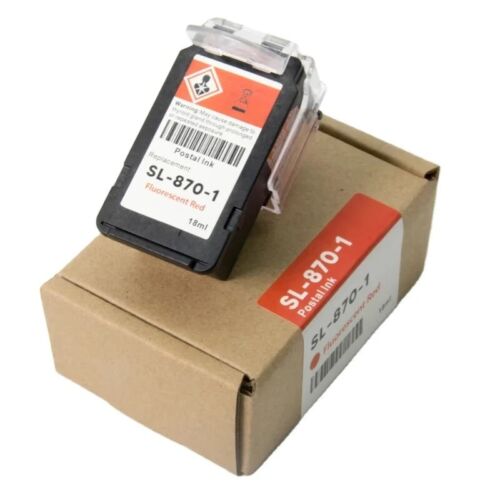 Pitney Bowes SL-870-1 Red Ink Cartridge for New SendPro® Mailstation - Picture 2 of 16