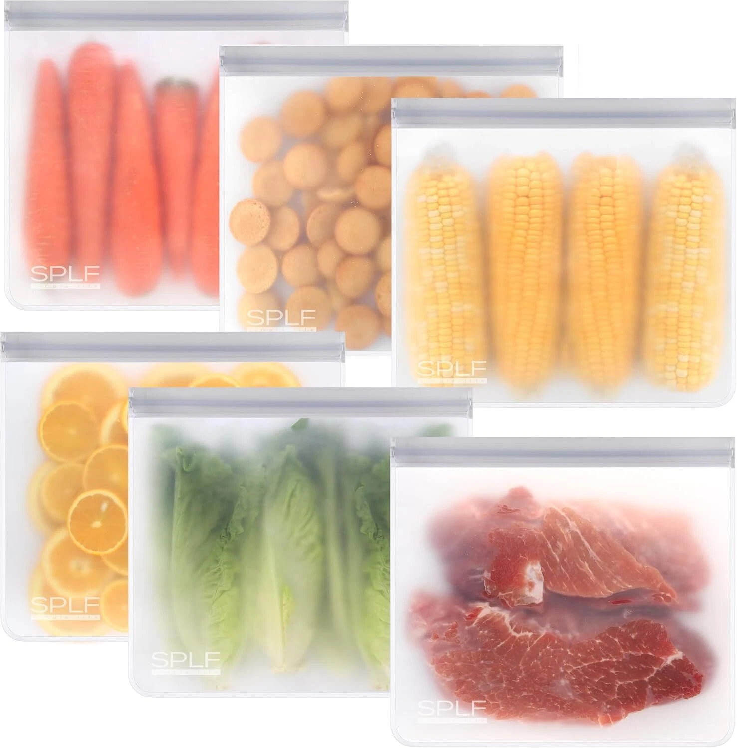 SPLF Reusable Freezer Bags