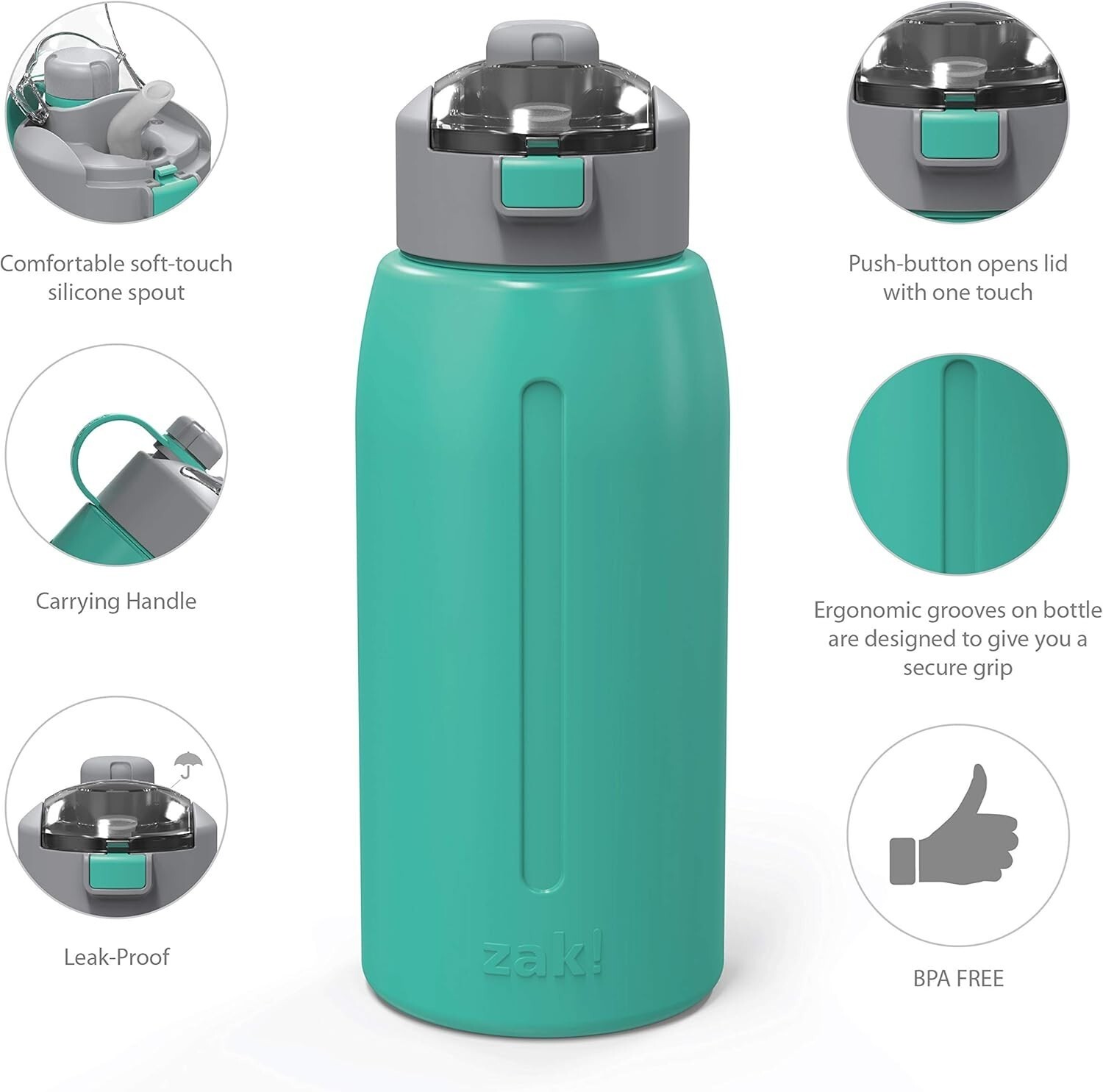 Zaks Genesis 32oz Double wall Insulated Stainless Steel Bott