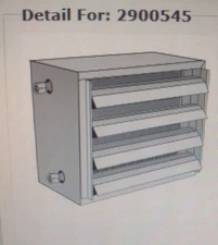 NEW CENTRAL BOILER FAN COIL UNIT HEATER 100K BTU#2900545 HEAT EXCHANGER HVAC