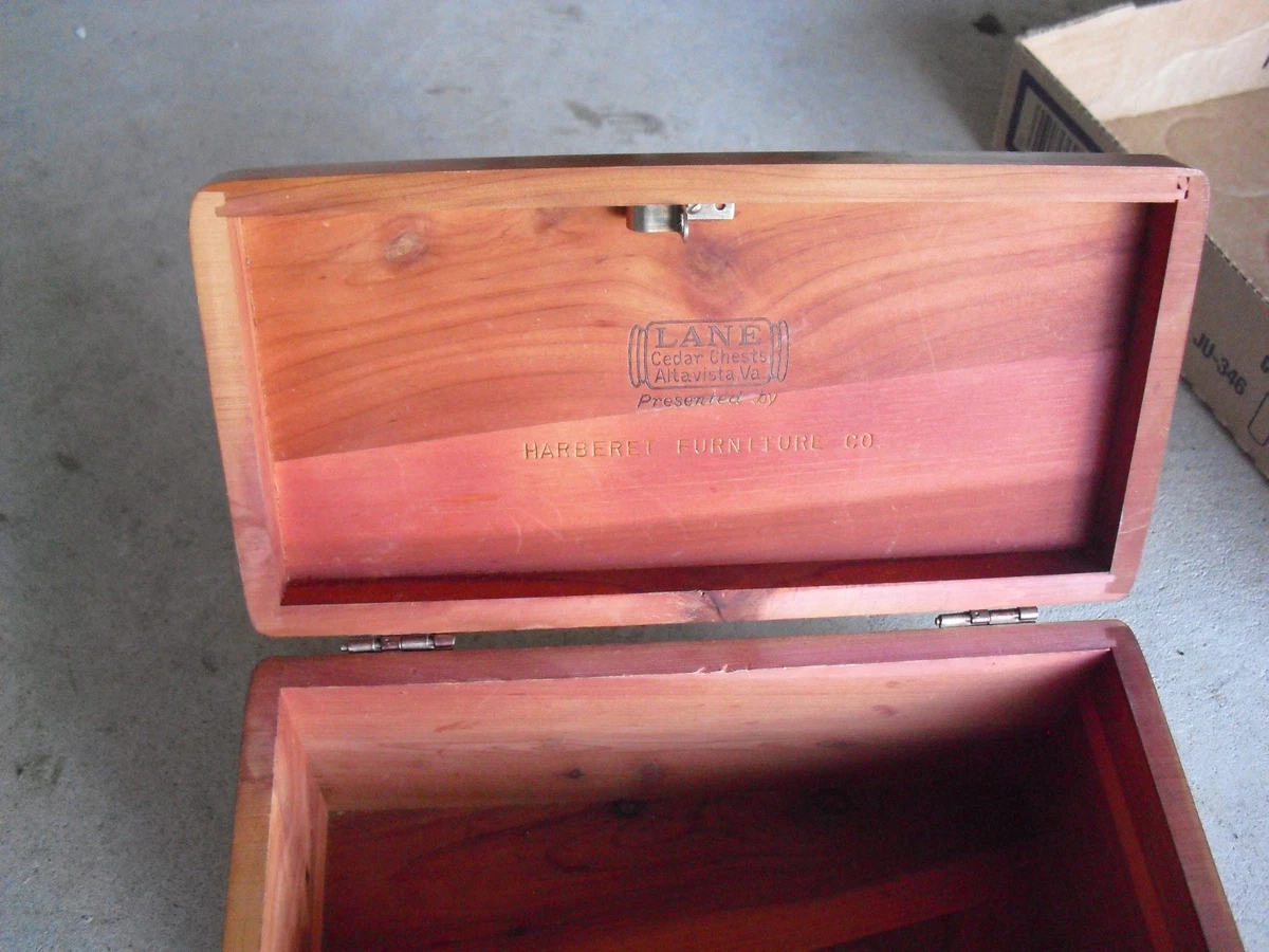 Vintage Lane Cedar Chest Salesman Sample Harberet Furniture Co