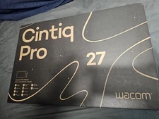 Wacom Cintiq Pro 27 Creative Pen Drawing Tablet - Black (DTH271K0A)