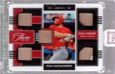 2022 Panini Three and Two Full Count Swatches Black Paul Goldschmidt Jersey /10