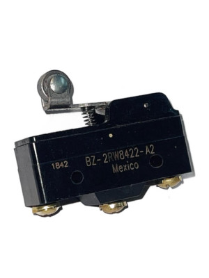 BZ-2RW8422-A2  Large Basic Switch, Roller Lever, SPDT, 15A at 250 VAC, BZ Series
