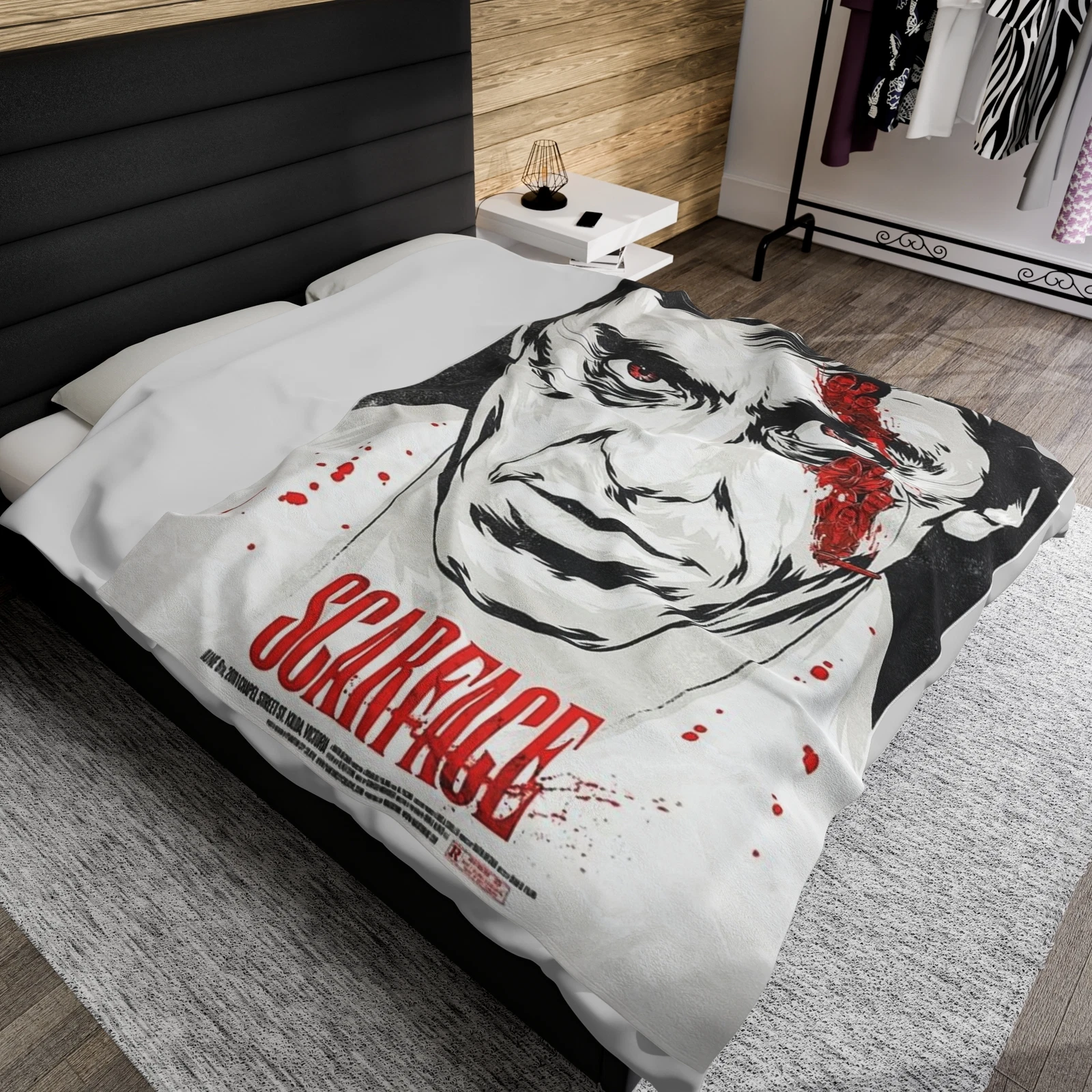 ScarFace Soft Throw Plush Blanket